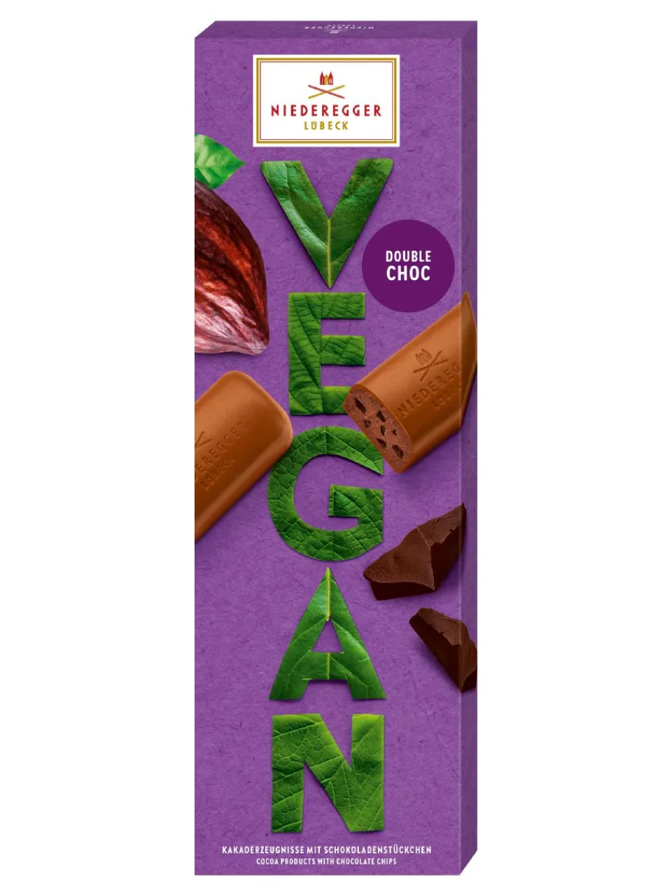 Outlet niederegger Vegan Chocolate Double Choc, 100g