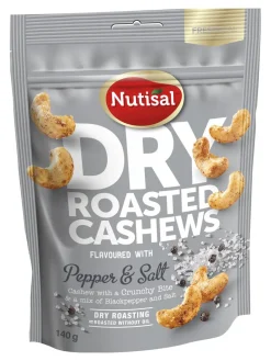 Sale nutisal Dry Roasted Cashew Pepper&Salt 140g