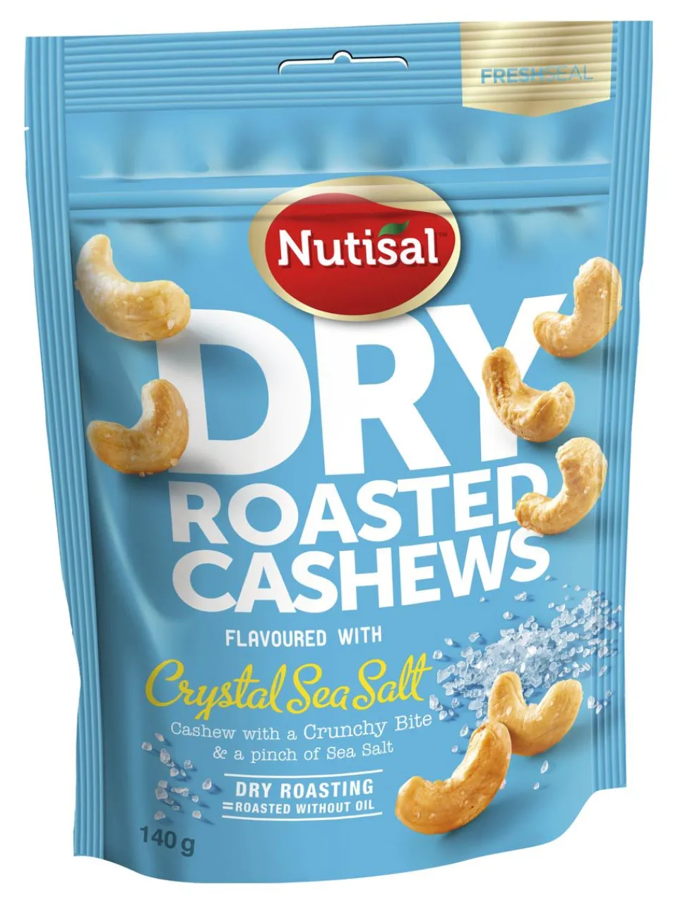 Best nutisal Dry Roasted Cashew Sea Salt 140g