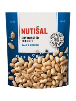 Fashion nutisal , dry roasted peanuts with salt and pepper