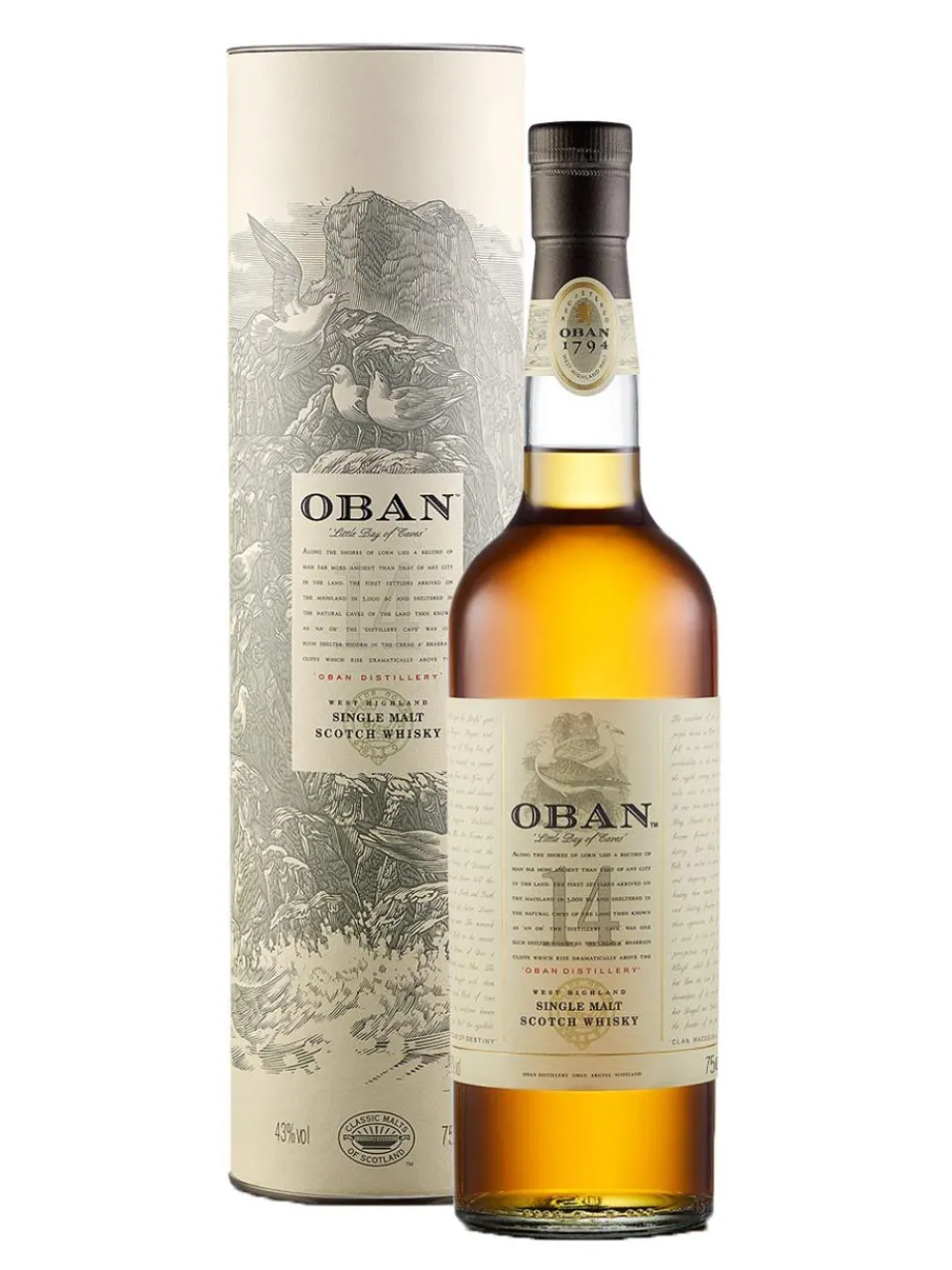 Fashion oban 14 Year Old Single Malt Scotch Whisky 43% 0.7L