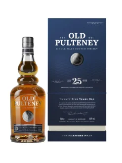 Sale old-pulteney Old Pulteney 25y Highland Single Malt Scotch Whisky 46% 0.7L gift pack