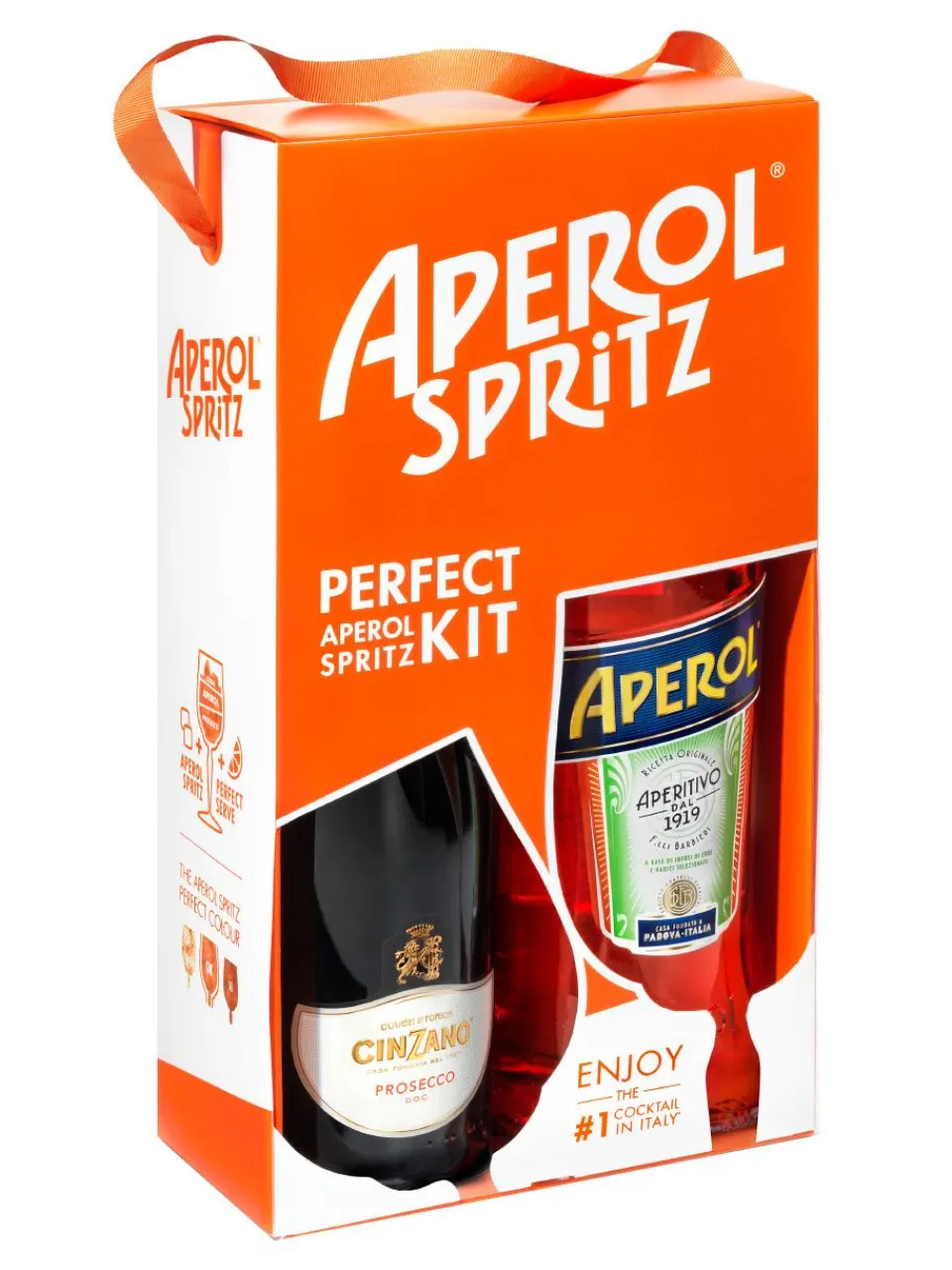 Discount aperol Perfect Spritz Kit– 1L 11% & 0.75L Cinzano Prosecco 11%