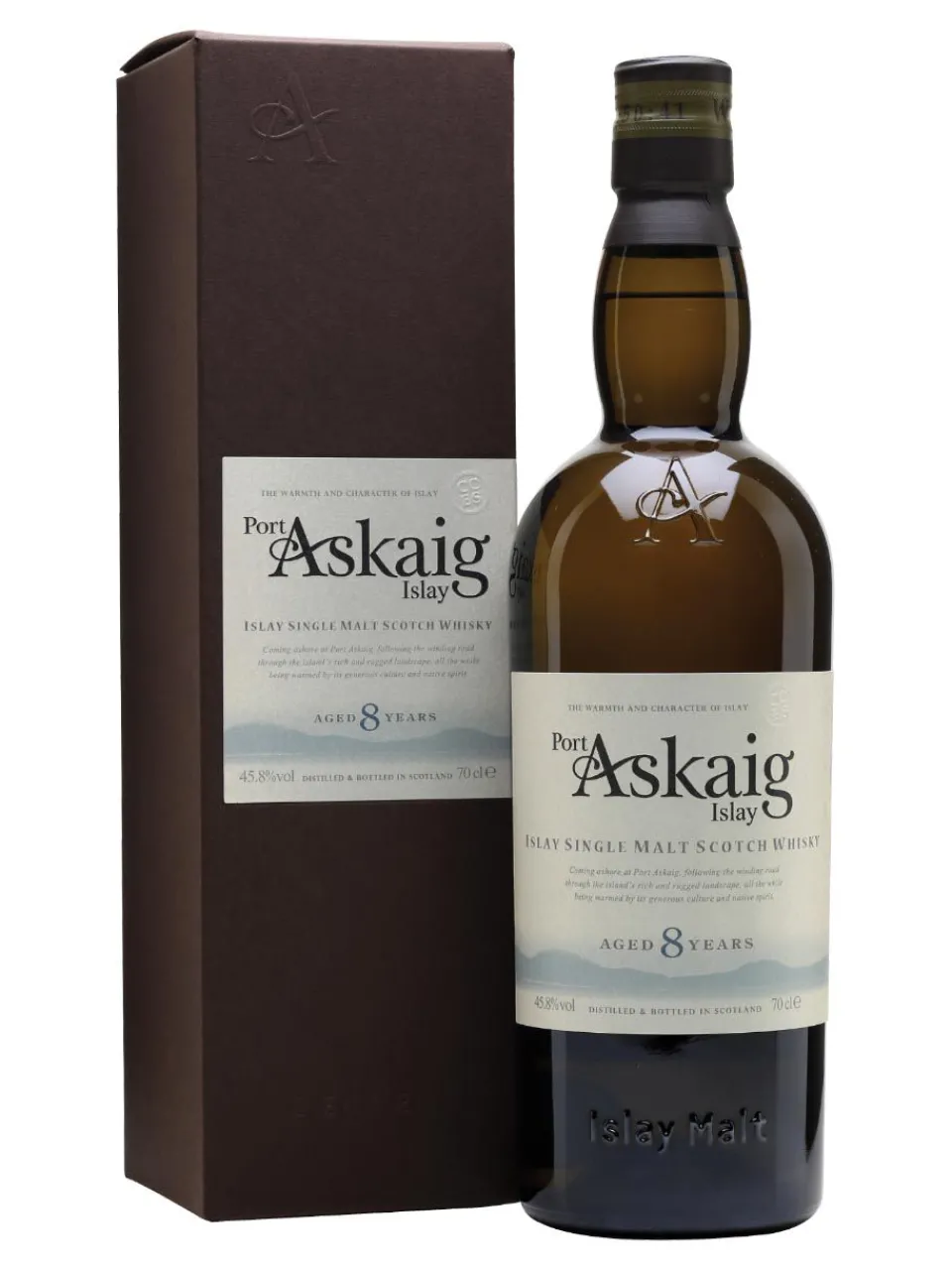 Clearance port-askaig Port Askaig 8y Islay Single Malt Scotch Whisky 45.8% 0.7L gift pack