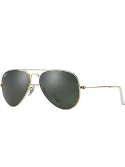 Outlet ray-ban Ray Ban RB3025 Aviator Classic, Unisex Sunglasses, Gold