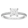 Hot sif-jakobs-1 Ring Ellera Quadrato - with white zirconia
