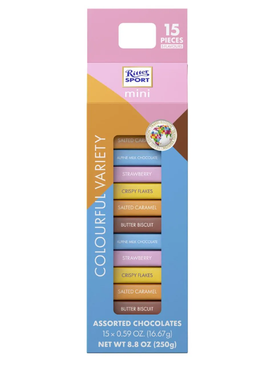 Fashion ritter-sport Ritter Sport pink tower with mini chocolate bars