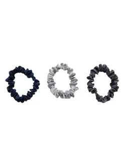 Outlet ronald-as Ronald A/S Hair Small Scrunchies Elastic Hair Ties Cool Tones 3 pcs
