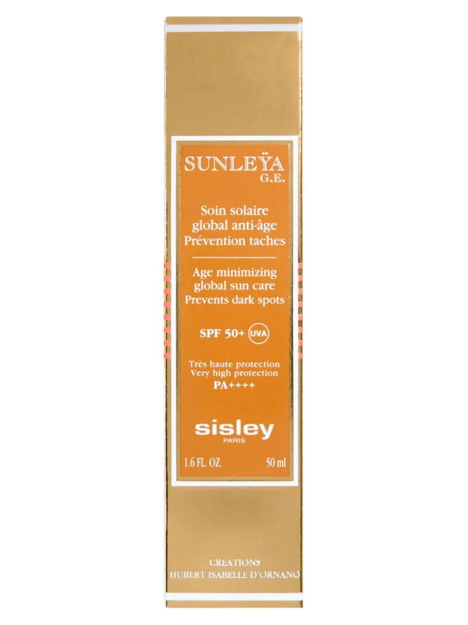Outlet sisley Sunleya Age Minimizing Global Sun Care SPF50+ 50 ml