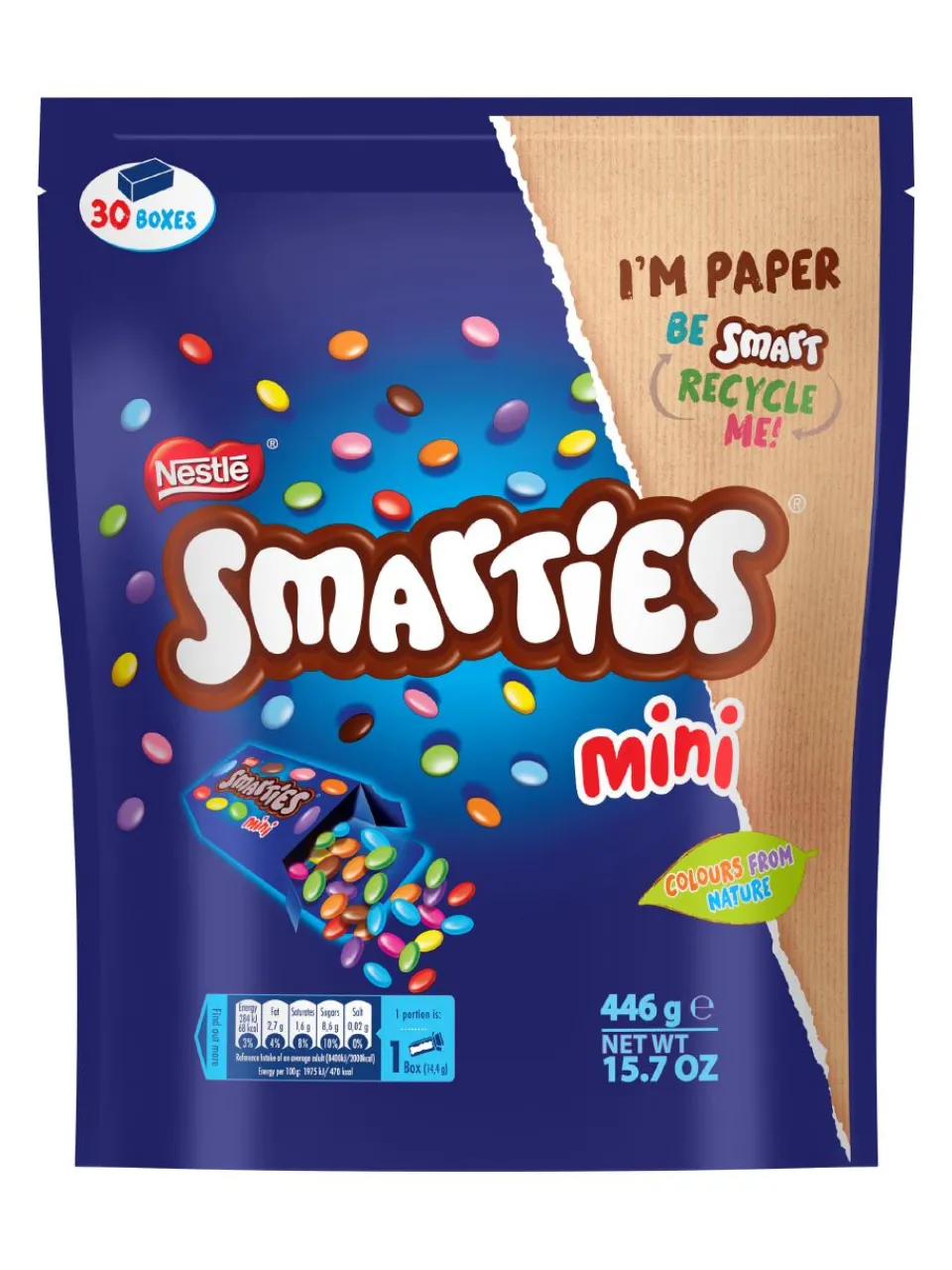 Sale smarties Mini Sharing Bag 446g