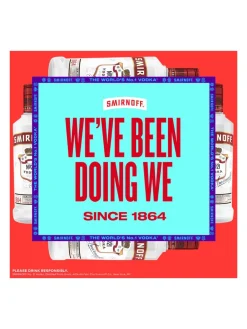 New smirnoff Red Label Vodka 37.5% 1L