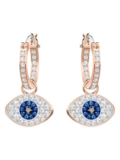 Fashion swarovski , women's earring, size 2.5 CM