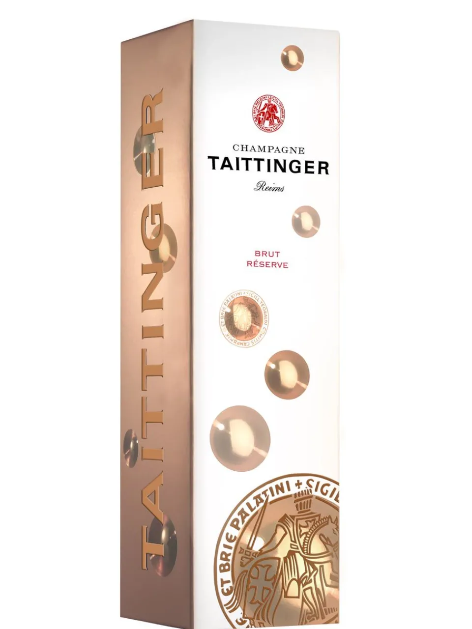 Online taittinger , Brut Réserve, brut, white, (gift box), 0.75L