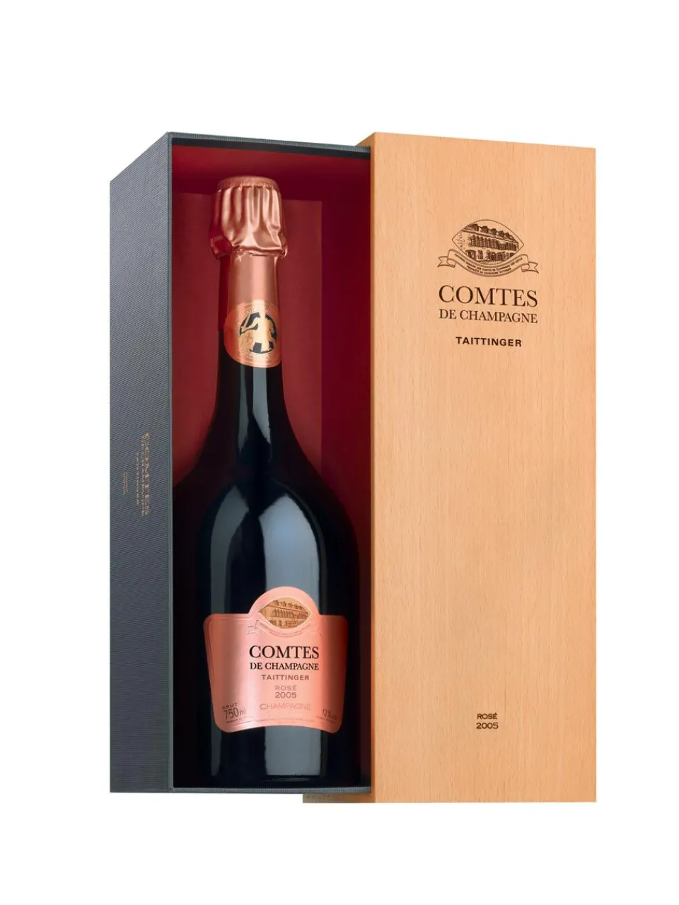 Best taittinger , Comtes de Champagne, Champagne, AOC, brut, rosé (Geschenkverpackung) 0.75L