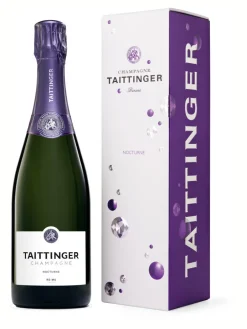 Discount taittinger , Nocturne, Champagne, AOC, sec, dry, white (gift pack) 0.75L