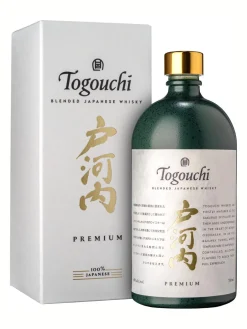 Clearance togouchi Japanese Premium Blended Whisky 40% 0.7L gift pack