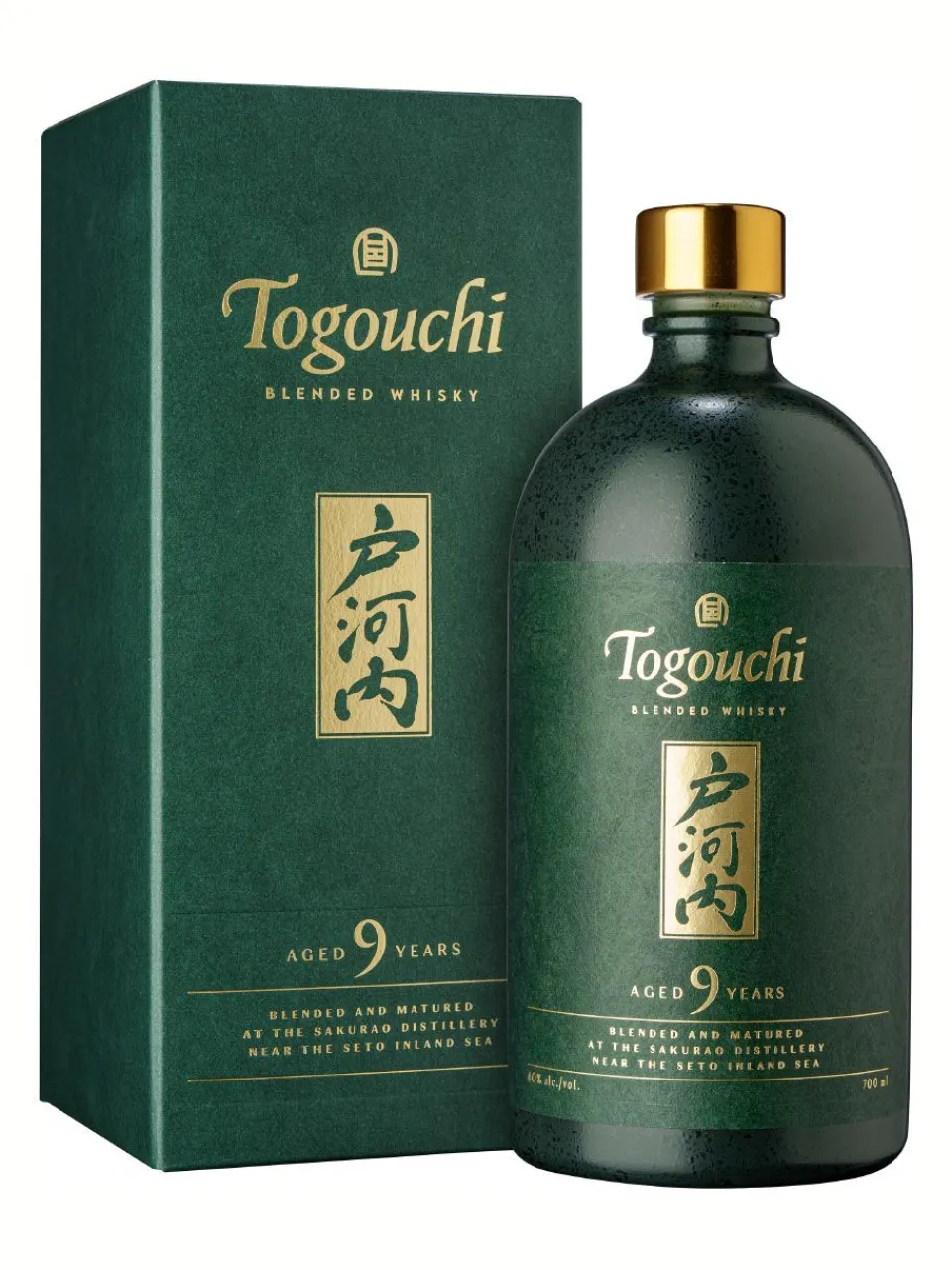 Online togouchi 9y Japanese Blended Whisky40% 0.7L gift pack