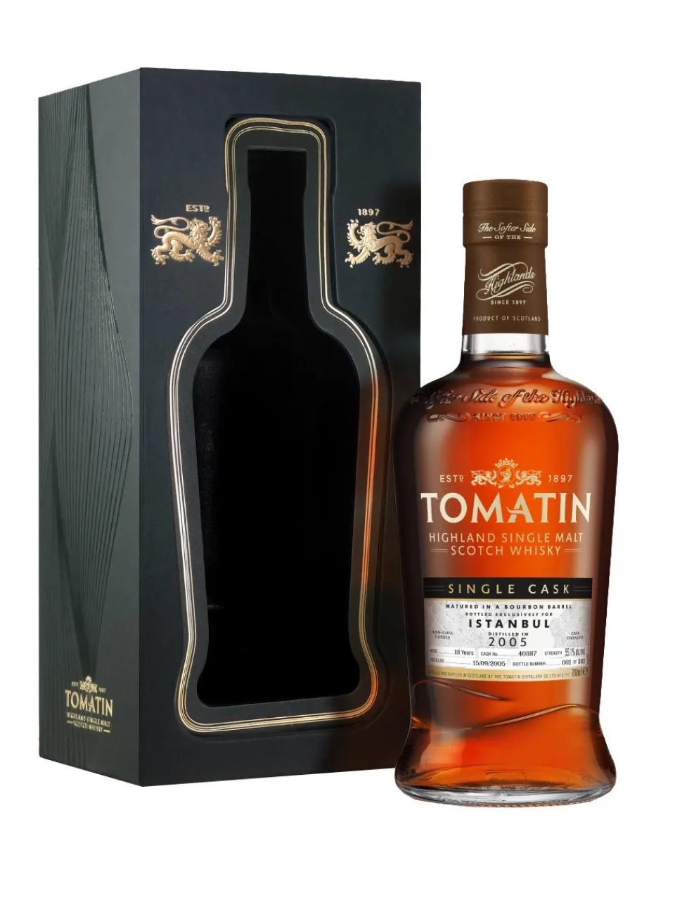 Sale tomatin 2005 Single Cask Istanbul Edition Highland Single Malt Scotch Whisky 55.1% 0.7L