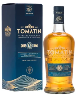Clearance tomatin 8y Highland Single Malt Scotch Whisky 40% 1L gift pack