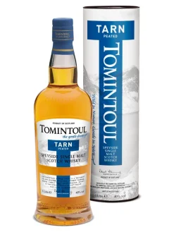 New tomintoul Tarn Peated Speyside Single Malt Scotch Whisky 40% 1L gift pack