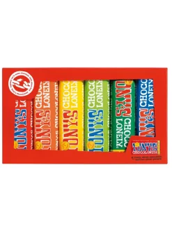 New tonys Tony's rainbow pack of chocolate bars