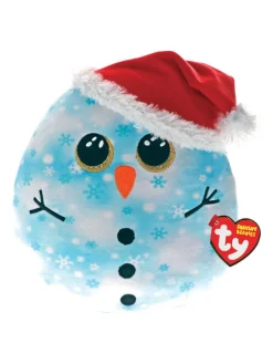 New ty , Squishy Beanie, fleck snowman