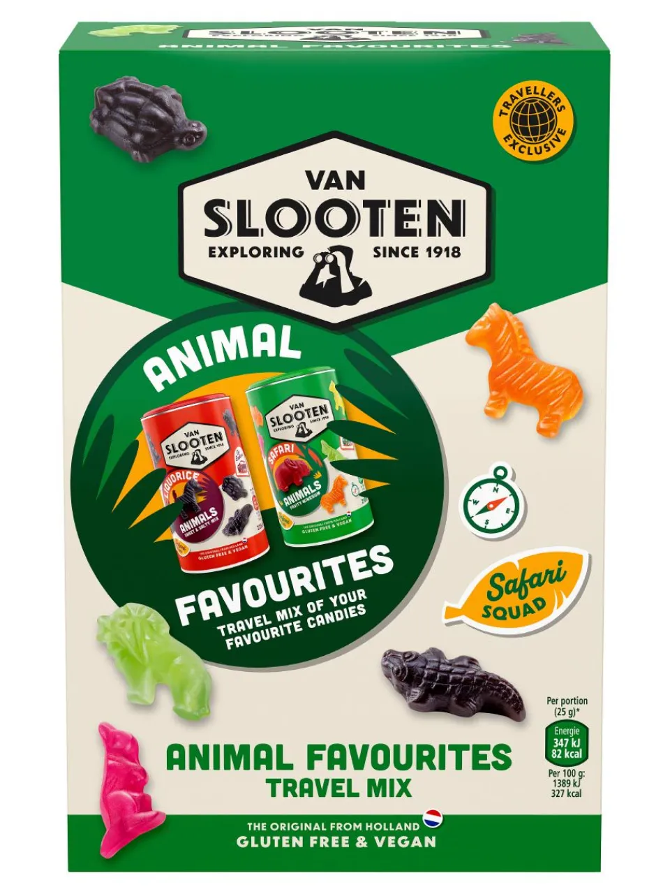 Clearance van-slooten Van SlootenTravel Refill Mix 900g Animal Favourites Vegan & Gluten Free