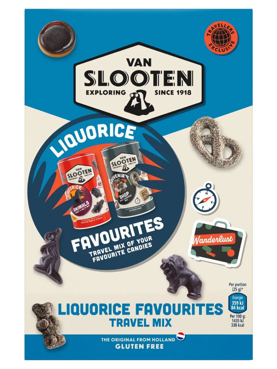 Best van-slooten Van SlootenTravel Refill Mix 900g Liquorice Favourites Gluten Free