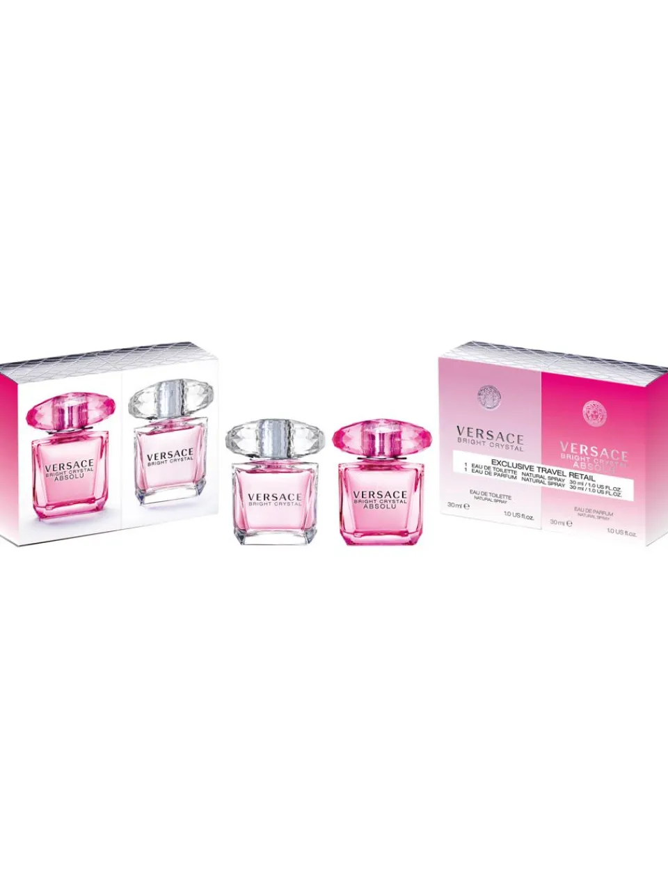 Hot versace Bright Crystal & Bright Crystal Absolu Set