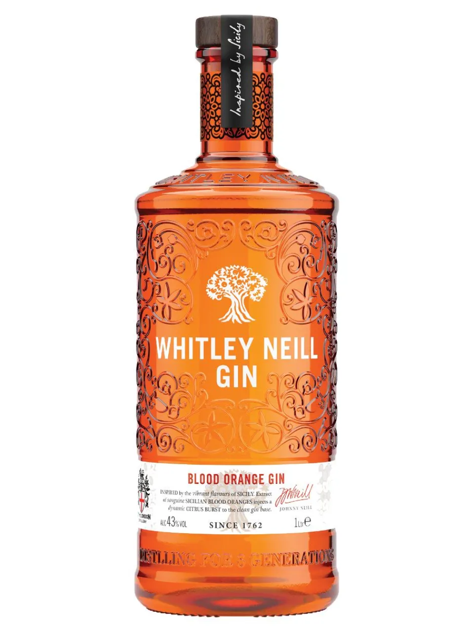 Hot whitley-neill Whitley Neill Blood Orange Gin 43% 1L
