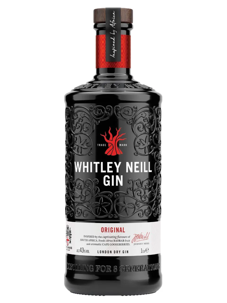 Discount whitley-neill Whitley Neill Handcrafted Dry Gin 43% 1L