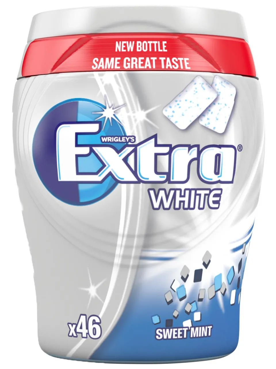New wrigleys Wrigley's Extra White Sweet Mint bottle 64g
