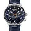Sale zeppelin-uhren Zeppelin, Lz129 Hindenburg Mondphase, men's watch